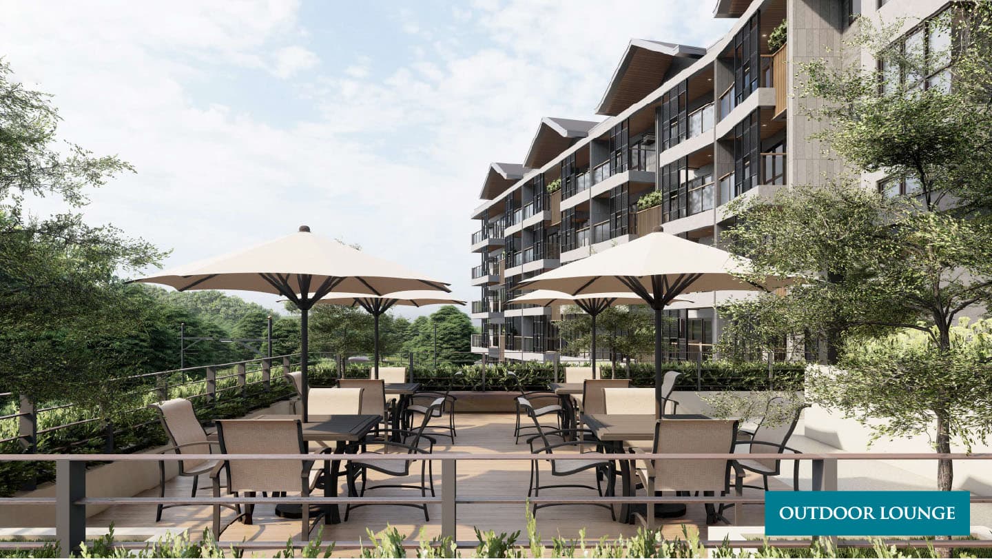 Newcoast Suites Outdoor Lounge