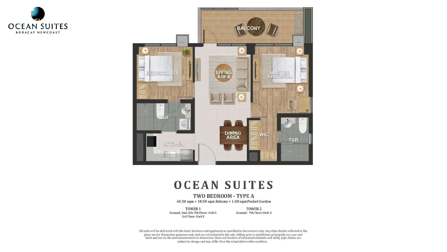 Newcoast Suites Two Bedroom Type A