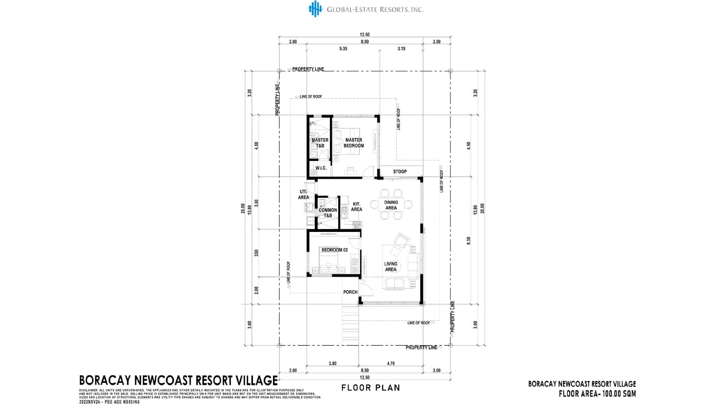 Newcoast Village Floor Plan