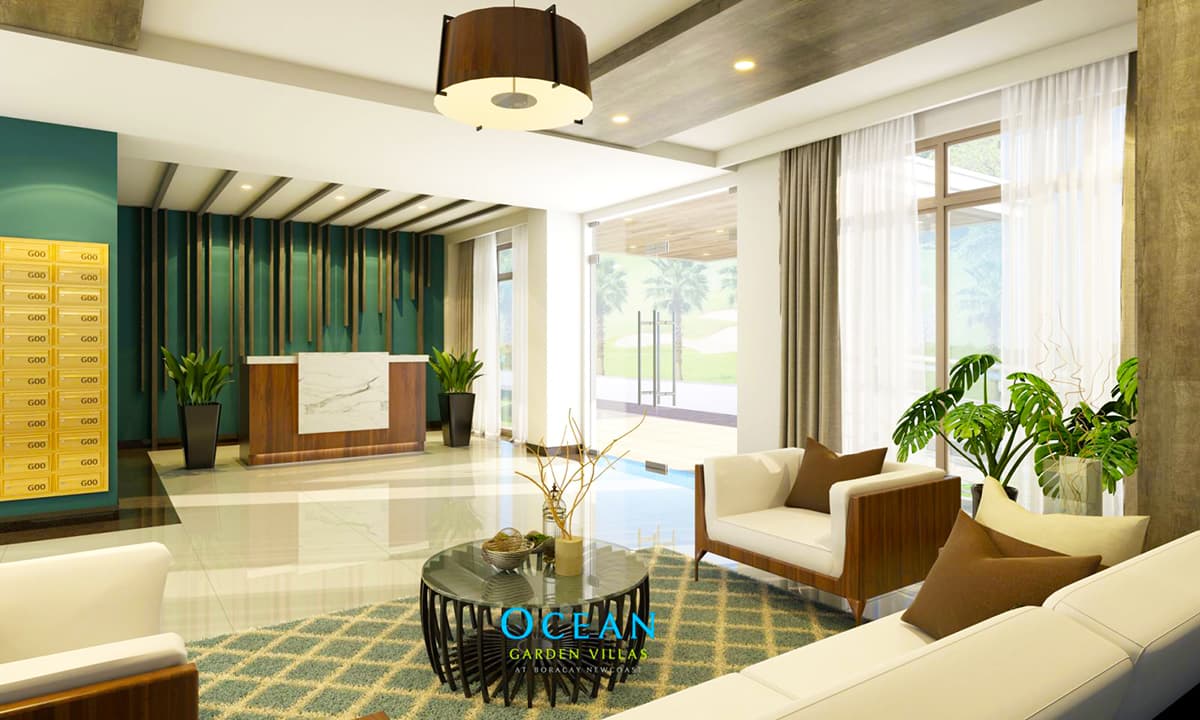Ocean Garden Villa Receptionn Area
